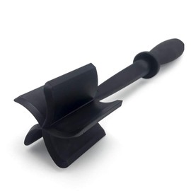 Weber's Wonders - Juego de 2 picadores de carne de hamburguesa multifuncionales – Palito de triturador de patatas resistente al calor – Utensilios de cocina de nailon para mezclar ensaladas