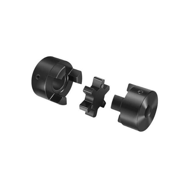 AJANTA INDUSTRIAL 1/4" to 3/8" L075 Flexible 3-Piece L-Jaw Coupling