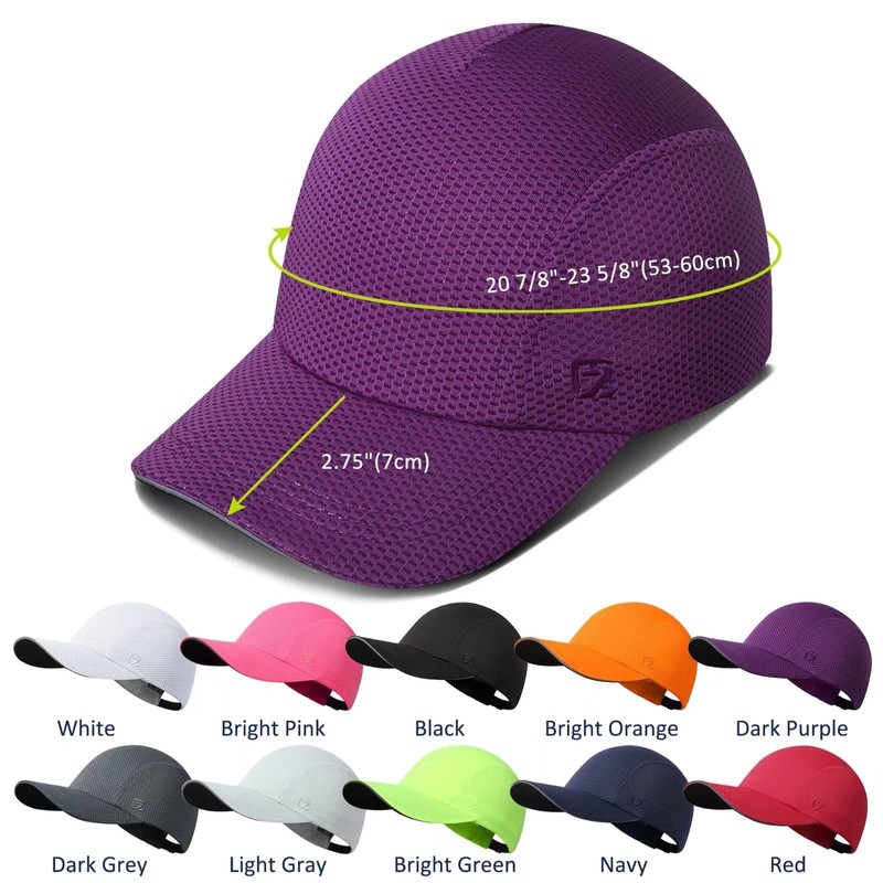 GADIEMKENSD Gorra de malla para mujer, excelente ventilación, ligera, reflectante,