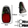 TDR Bike Fender Light Rear Mudguard Taillight Bicycle Taillight Red