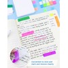 GAUENEEN 500 Pcs Sticky Page Tabs, Book Tabs Writable, 2