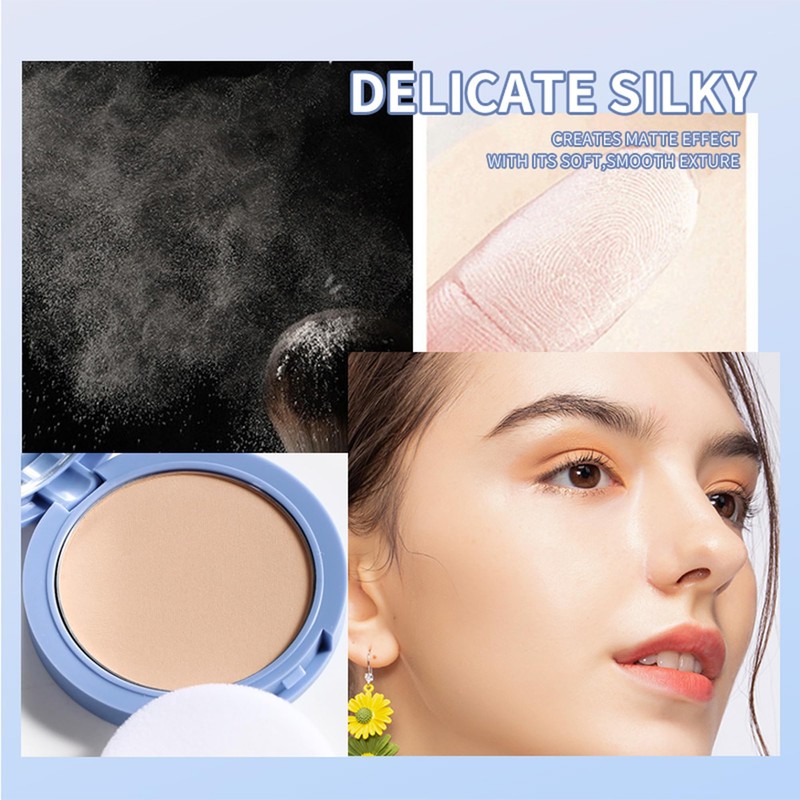 Mallofusa Matte Face Makeup Loose Powder Fine Silk Texture Honey