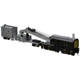 Bachmann Trains - 250-Ton Steam Crane & Boom Tender - PAINTED UNLETTERED -HO Scale