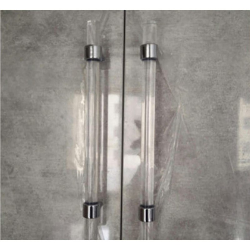 SYDARSYN Pack of 2 Transparent Acrylic Cabinet Handles, T Handles,