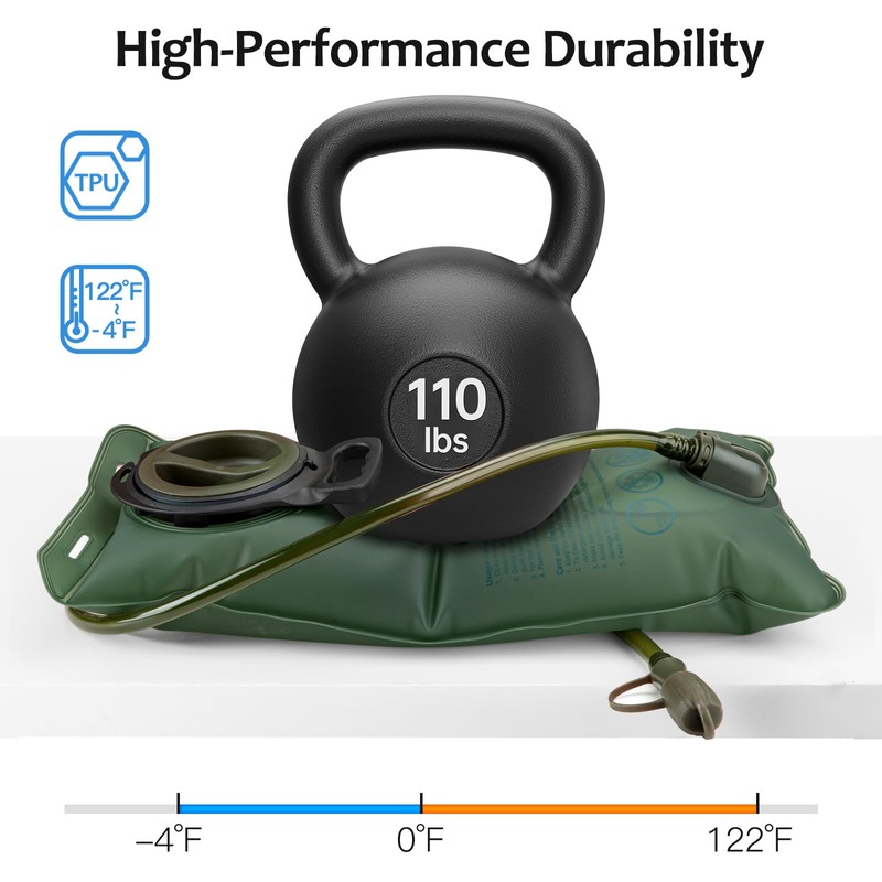 Jueachy Hydration Backpack with 3L TPU Hydration Bladder: Ski Backpack