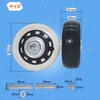 Diameter 2.0 inches (50 mm) Quiet Wheel Replacement Tire Kit,