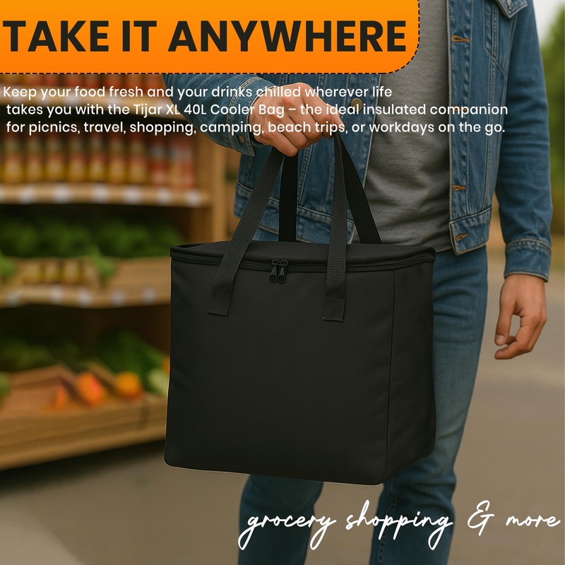 Tijar XL 40L Cooler Bag – Extra Large Heavy Duty