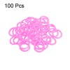 PATIKIL 2 cm OD 1.5 cm ID Loose Leaf Rings,