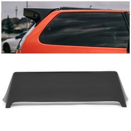 KUAFU Roof Spoiler Compatible with 1988-1991 Honda Civic EF9 Hatchback Models J's Racing Style Rear Top Roof Lip Wing Spoiler Primer Black
