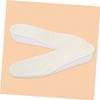 Ipetboom 1 Pair Warm Wool Height Increasing Insoles for Men