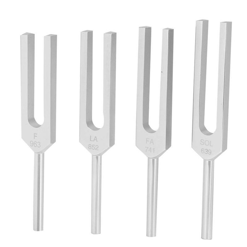 Tuning Fork, 9 Pcs 174/285/396/417/528/639/741/852/963HZ Tuning Fork Sound Healing Therapy