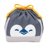 Toyo Case KT-KAO-GYU Lunch Kinchaku Insulated Lunch Drawstring Penguin Polar
