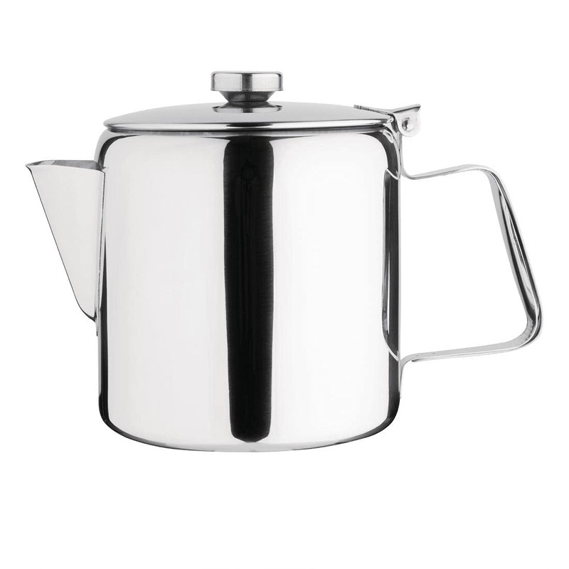 Olympia Concorde Tea Pot Stainless Steel 48Oz 1 35L Infuser