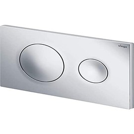 Visign for Style 20 773793 Toilet Flush Plate Alpine Plastic White