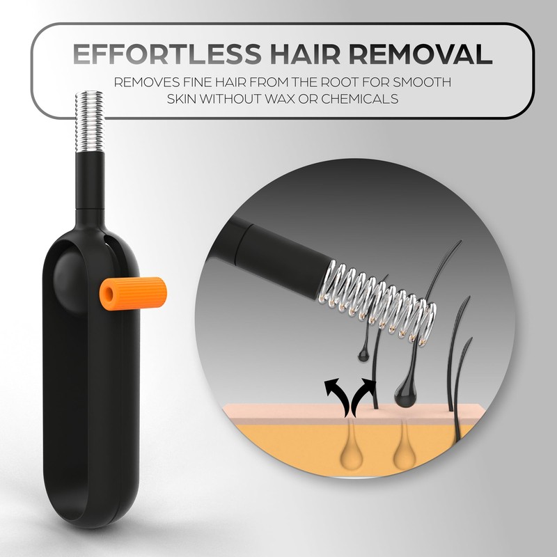Epilady Precision Coil Tweezer, Facial Hair Remover with Ergonomic Design,