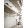 Yamazaki Zaki Paper Towel Roll Holder, Steel, White