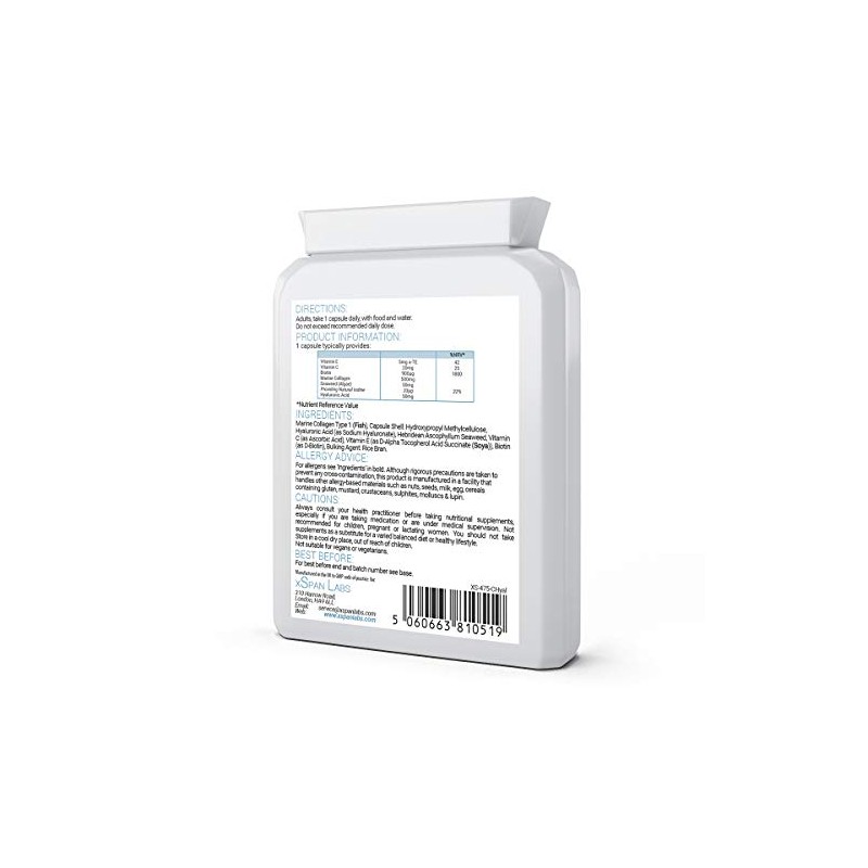 Collagen Complex with Hyaluronic Acid & Seaweed - 60 Capsules
