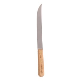Dexter-Russel 8” Wide Boning Knife – 1378, High-Carbon Steel Blade with Hand-Honed Edge, Beech Wood Handle with Brass Rivets – Ideal for Meat & Fish Prep, Made in USA