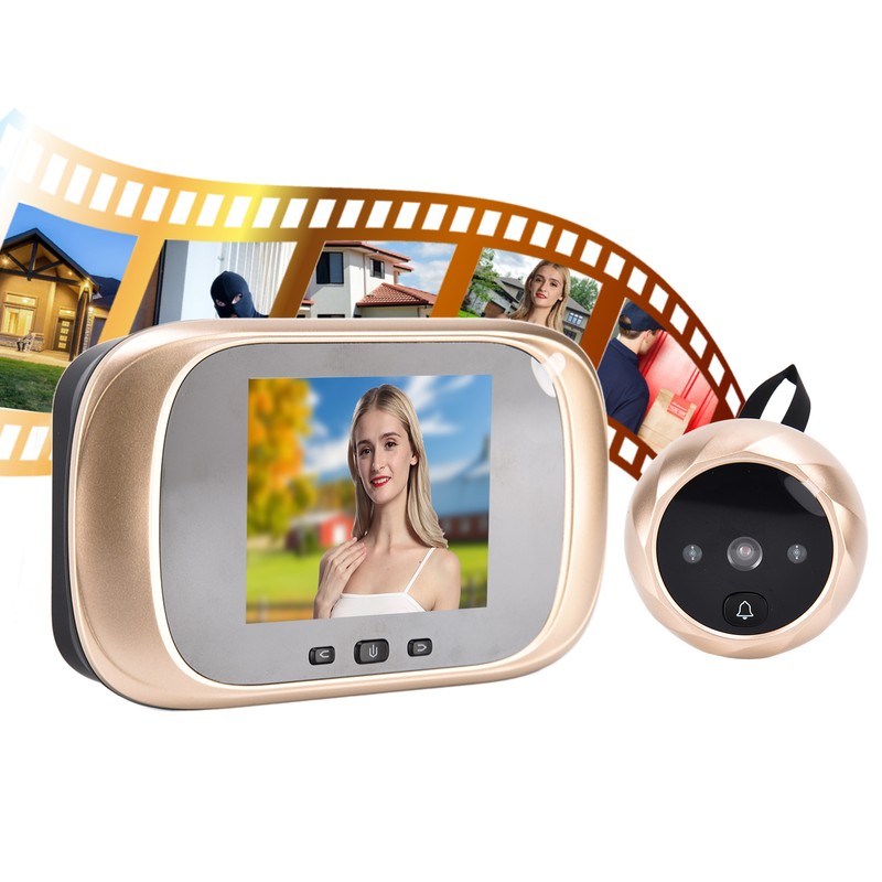 2.8 Inch Digital Door Viewer Electronic Peephole DoorBell Camera Smart