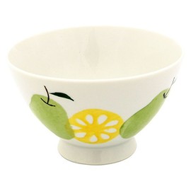 Hasamiyaki Tenryu Pottery Kurawanka Rice Bowl, Small Fruit