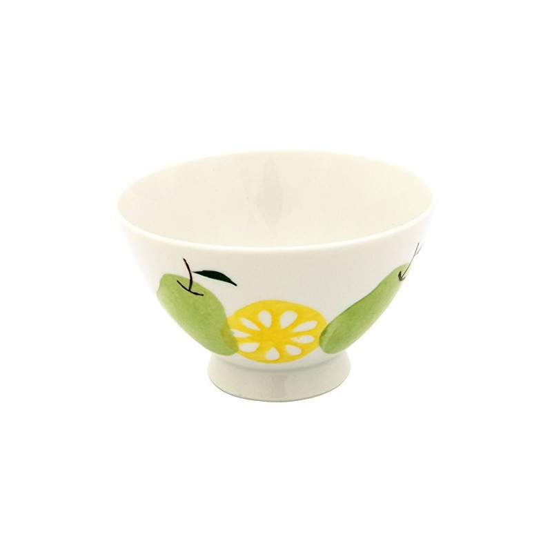 Hasamiyaki Tenryu Pottery Kurawanka Rice Bowl, Small Fruit