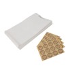 50PCS Bread Bag Kraft Paper Transparent Window Baked Food Packaging