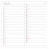 Daigo E1308 2025 Planner, Appointment Weekly Left, Black, Begins December
