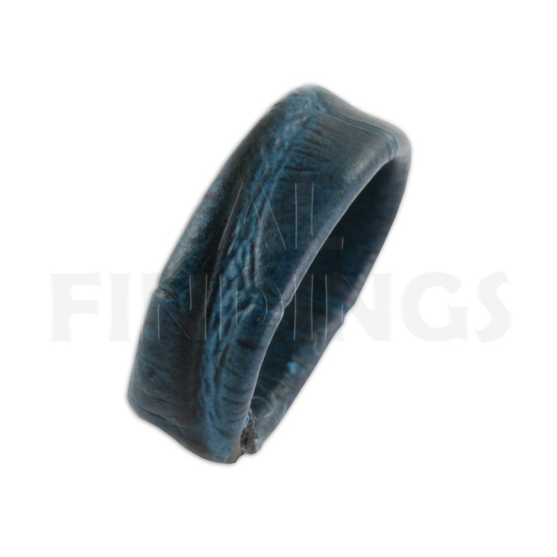 10mm Retaining Ring Loop Loops Hoop Genuine Leather Mock Croc