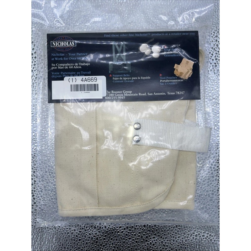 McGuire-Nicholas NICHOLAS CANVAS FIVE POCKET WORK APRON NEW IN PACKAGE