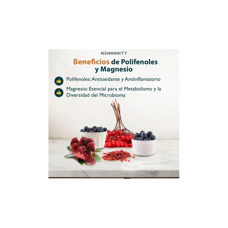 Suplemento en cápsula Newmanity Minerales/Vitaminas de NewBiotics 200 Billones de