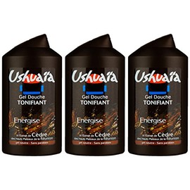 Ushuaïa Ushuaïa Extract Male Toning Shower Gel Energize in Cedar by The Highlands Meeting - 250 ml - Set of 3