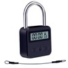 Metal Timer Lock, LCD Display Multi-Function Electronic Time, 99 Hours
