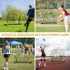 Shopsource Baseball Rebounder Net, 4x4.5FT Volleyball Pitchback Rebound with 3