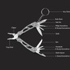 12 in 1 Multitool Pliers Mini Multitool Pliers Set Stainless