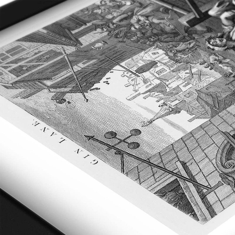 Spiffing Prints William Hogarth - Gin Lane - Medium -