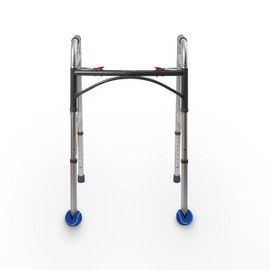 AHS American Hospital Supply Tennis Balls for Walker Legs | Tennis Balls for Walkers for Seniors Complete Support & Surface Protection | Pair of 2 Precut (Blue)