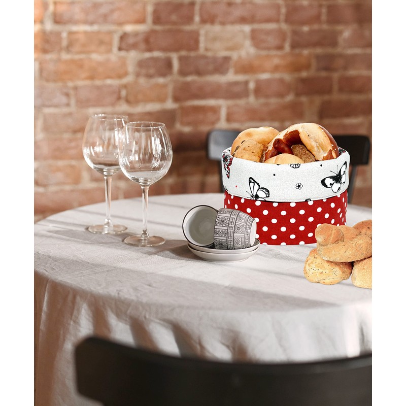 Lashuma Round Bread Basket Diameter 22 cm Height 13 cm