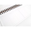 2YOUNG Kraft Standing Weekly Planner - Wirebound Kraft Undated Weekly