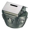 Elegance-88611-Pewter Plated Noah's Ark Bank Silver Small