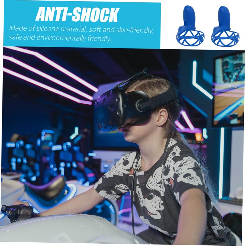 OHPHCALL 1pair Controller Grip Covers for Vr Non- Washable Handle