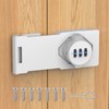 MeBantoo Household Cabinet Password Hasp Locks, Cabinet Locks with Combination,