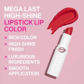 wet n wild Mega Last High-Shine Lipstick Lip Color - Jam With Me