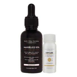 Suero Aclarante Ácido Mandélico 10% Mas Gluconolactona Para Manchas Y Todo Tipo de Piel Nuestra Tierra Cosmética