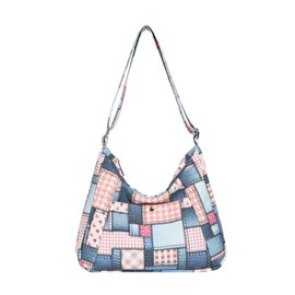 iCozzier Canvas Tote Bag Casual Hobo Crossbody Shoulder Handbag for Women and Men Large Purse Messenger Bag Travel Work