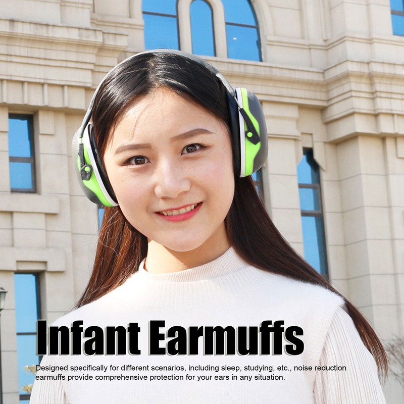 Noise Reduction Earmuffs Lightweight Comfortable Adjustable Reliable Infant Earmuffs for