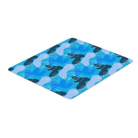 Bonamaison, Rechteck Pop Art Digital Bedruckt Mauspad, rutschfeste Unterseite, für Büro und Zuhause, Größe: 22x18 cm