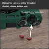 5 Pack Shutter Release Button,Pure Copper Concave Surface Camera Button