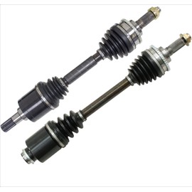 DTA MZ23152314A Front Left Right Pair - 2 New Premium CV Axles Compatible with 2006-2007 Mazda 6, Mazdaspeed Model 2.3L Turbo Manual, AWD