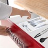 PLASTIFIC Large CUTLERY TRAY Utensils Spoon Fork Holder Flatware Organiser