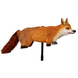 Bird-X 3D Hunting Fox Predator Decoy - Scares Small Animals, Turkey and Goose Repellent, Deer and Rabbit Deterrent, Pest Control Accessories, Yard Ornaments